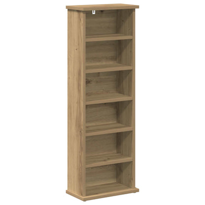 CD Cabinet Artisan Oak 32 x 17 x 92 cm Engineered Wood