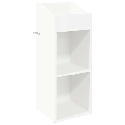 Record Cabinet White 36 x 36 x 95.5 cm Engineered Wood