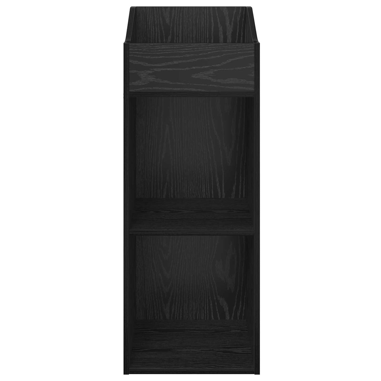 Record Cabinet Black Oak 36 x 36 x 95.5 cm Engineered Wood