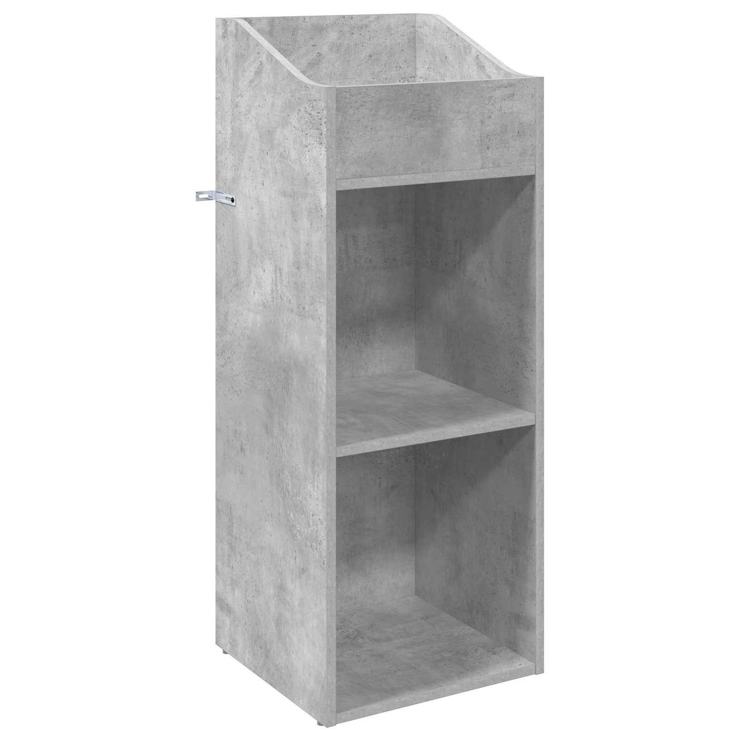 Record Cabinet Concrete Grey 36 x 36 x 95.5 cm Engineered Wood