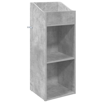 Record Cabinet Concrete Grey 36 x 36 x 95.5 cm Engineered Wood