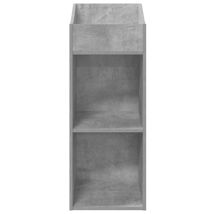 Record Cabinet Concrete Grey 36 x 36 x 95.5 cm Engineered Wood