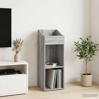 Record Cabinet Grey Sonoma 36 x 36 x 95.5 cm Engineered Wood
