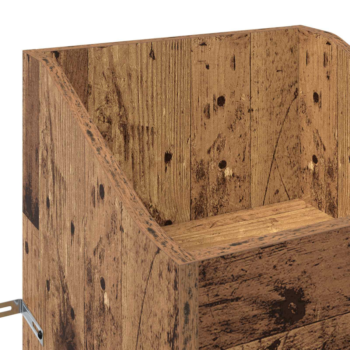 Record Cabinet Old Wood 36 x 36 x 95.5 cm Engineered Wood