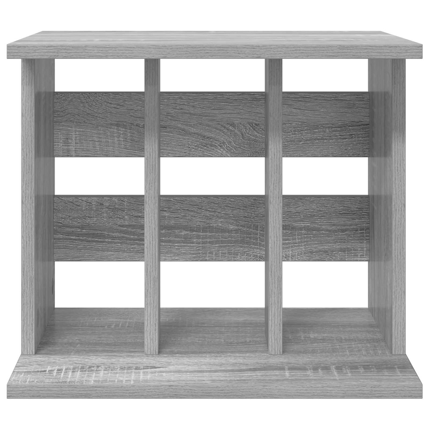 Vinyl Record Storage Grey Sonoma 42 x 33 x 36 cm