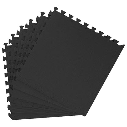 Floor Mats 40 pcs Black 14.4 m² EVA Foam
