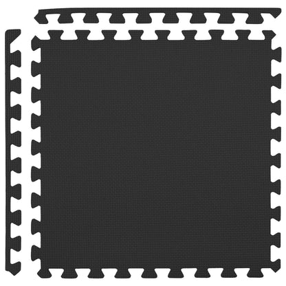 Floor Mats 40 pcs Black 14.4 m² EVA Foam