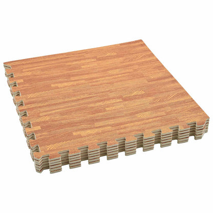 Floor Mats 50 pcs Wood 18 m² EVA Foam