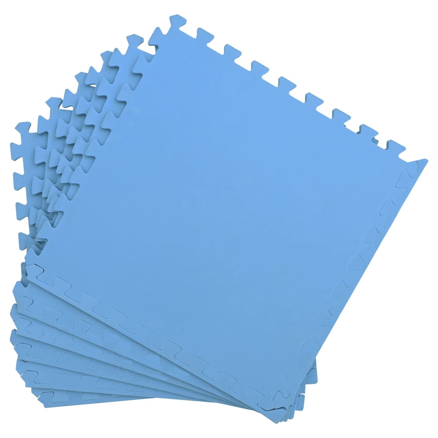 Floor Mats 12 pcs Blue 4.32 m² EVA Foam