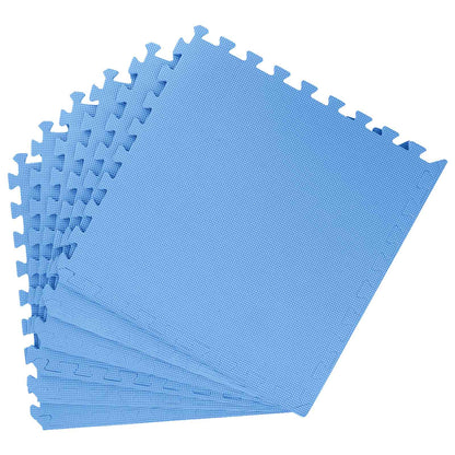 Floor Mats 24 pcs Blue 8.64 m² EVA Foam