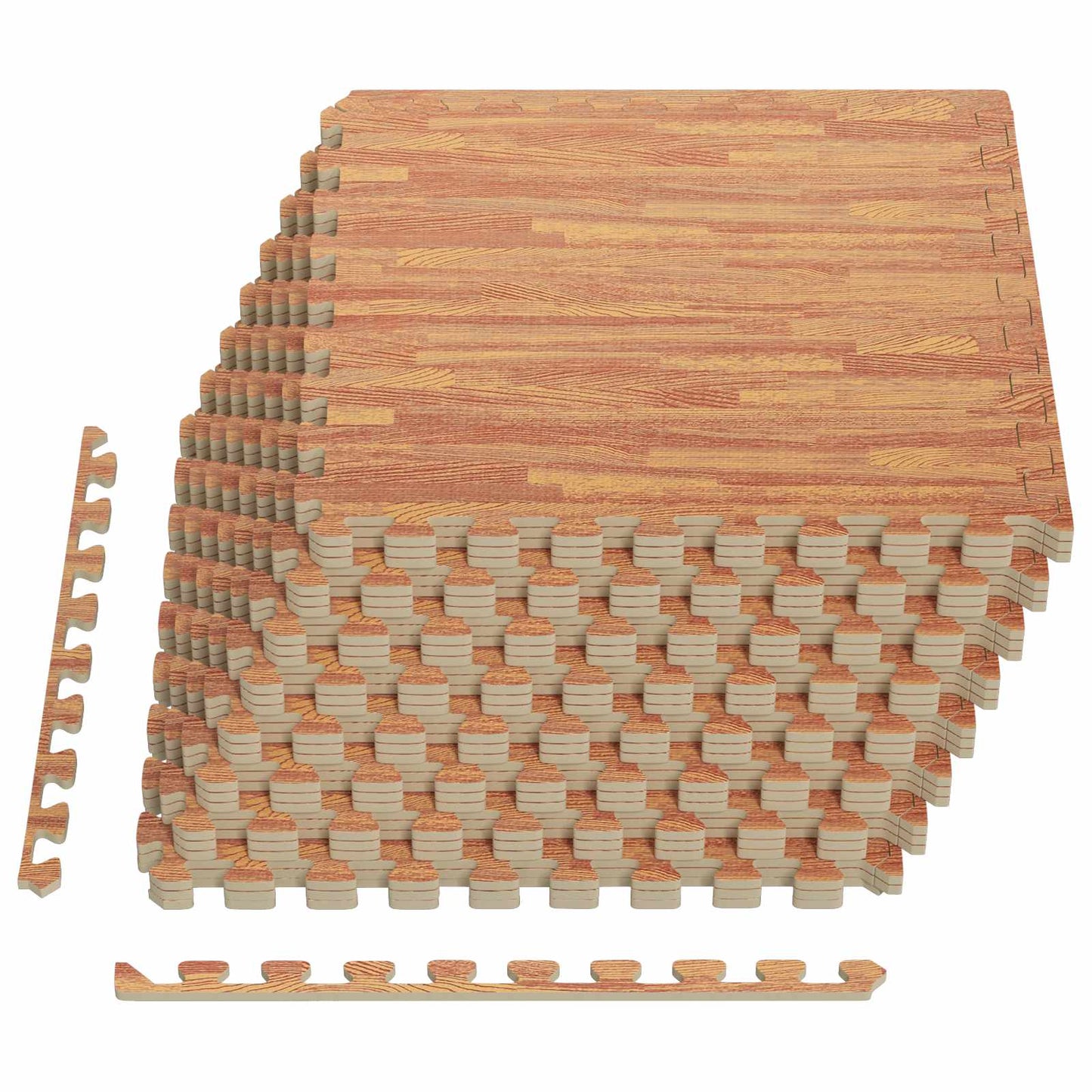 Floor Mats 24 pcs Wood 8.64 m² EVA Foam