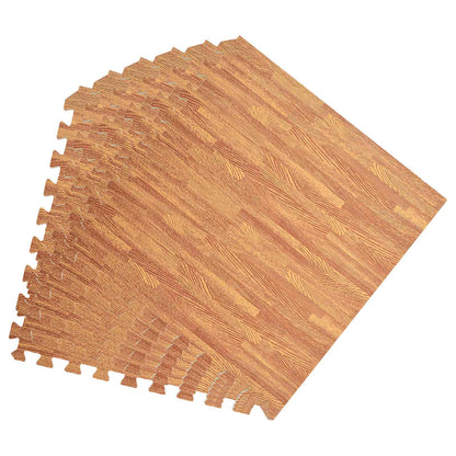 Floor Mats 24 pcs Wood 8.64 m² EVA Foam