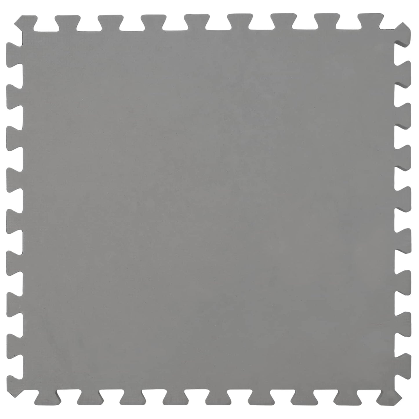 Pool Ground Mat 16 pcs Ø 235 cm Round EVA Foam Grey