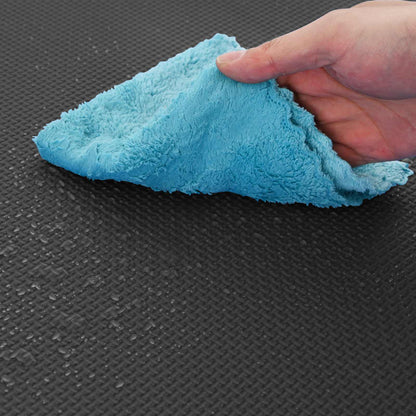 Pool Ground Mat 25 pcs Ø 292 cm Round EVA Foam Black
