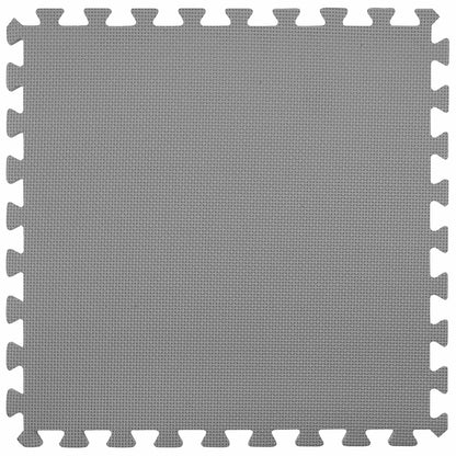 Pool Ground Mat 25 pcs Ø 292 cm Round EVA Foam Grey