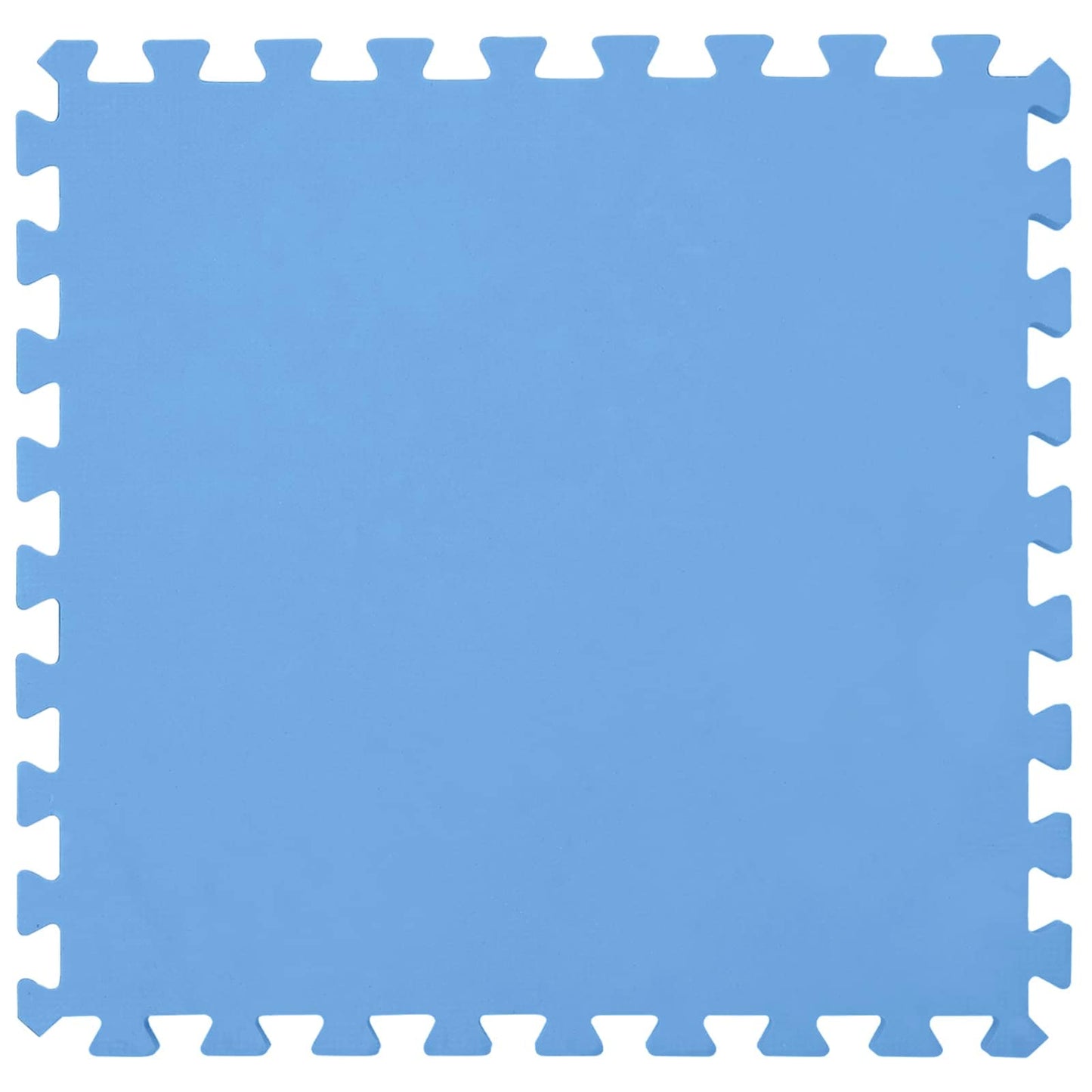 Pool Ground Mat 49 pcs Ø 408 cm Round EVA Foam Blue