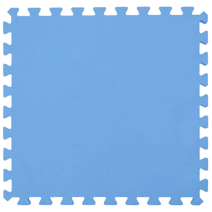 Pool Ground Mat 49 pcs Ø 408 cm Round EVA Foam Blue