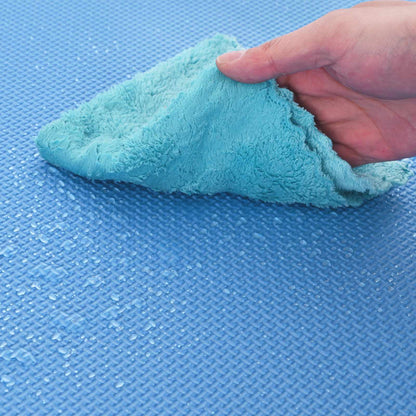Pool Ground Mat 49 pcs Ø 408 cm Round EVA Foam Blue