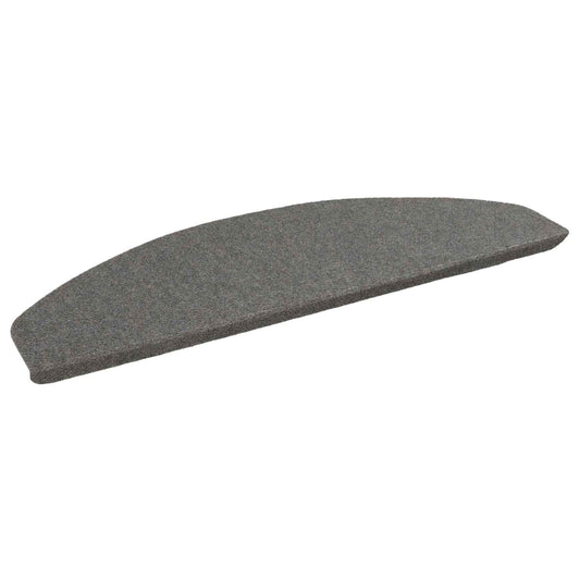 Self-adhesive Stair Mats 15 pcs 80 x 28 x 3.5 cm Grey