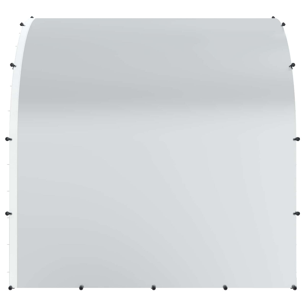 Chicken Coop Silver 200 x 200 x 200 cm Galvanised Steel