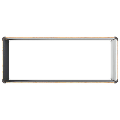Raised Garden Bed Wood Brown 100 x 40 x 55 cm cold-rolled steel