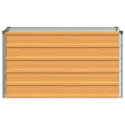 Raised Garden Bed Natural 100 x 40 x 55 cm cold-rolled steel
