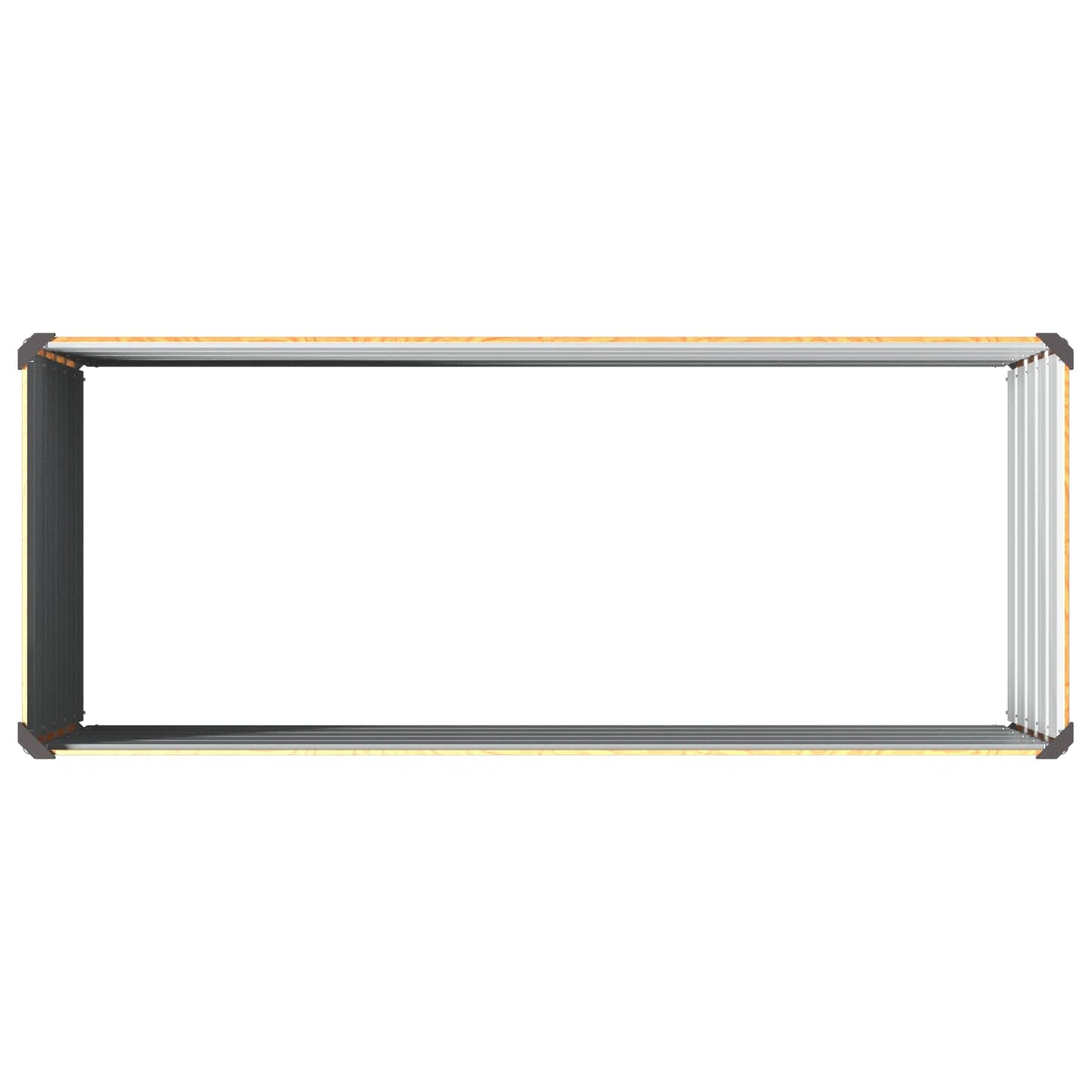 Raised Garden Bed Natural 100 x 40 x 55 cm cold-rolled steel