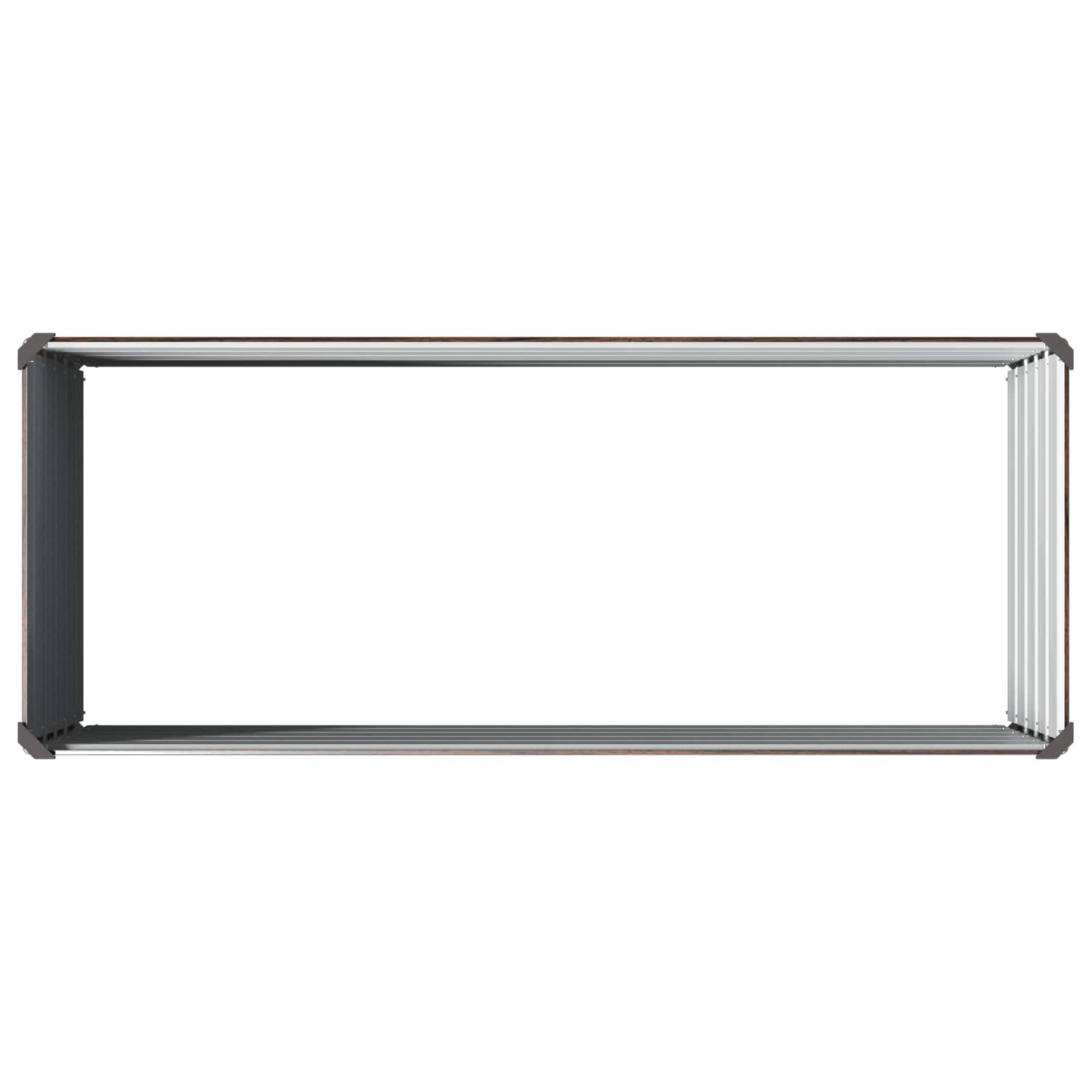 Raised Garden Bed Black 100 x 40 x 55 cm cold-rolled steel