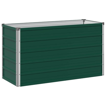 Raised Garden Bed Green 100 x 40 x 55 cm cold-rolled steeel
