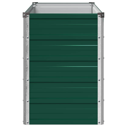Raised Garden Bed Green 100 x 40 x 55 cm cold-rolled steeel