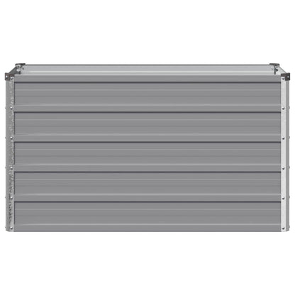 Raised Garden Bed Grey 100 x 40 x 55 cm cold-rolled steel