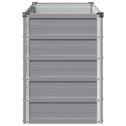 Raised Garden Bed Grey 100 x 40 x 55 cm cold-rolled steel