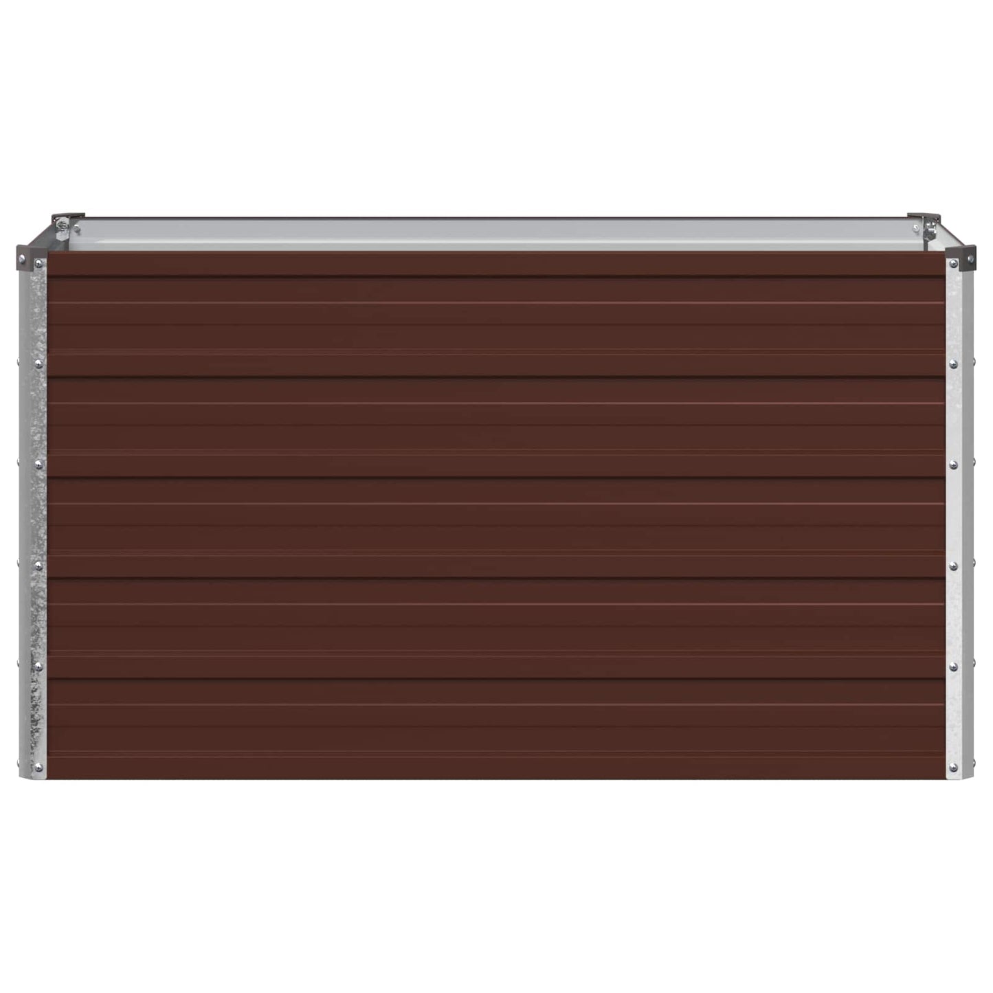 Raised Garden Bed Brown 100 x 40 x 55 cm cold-rolled steel