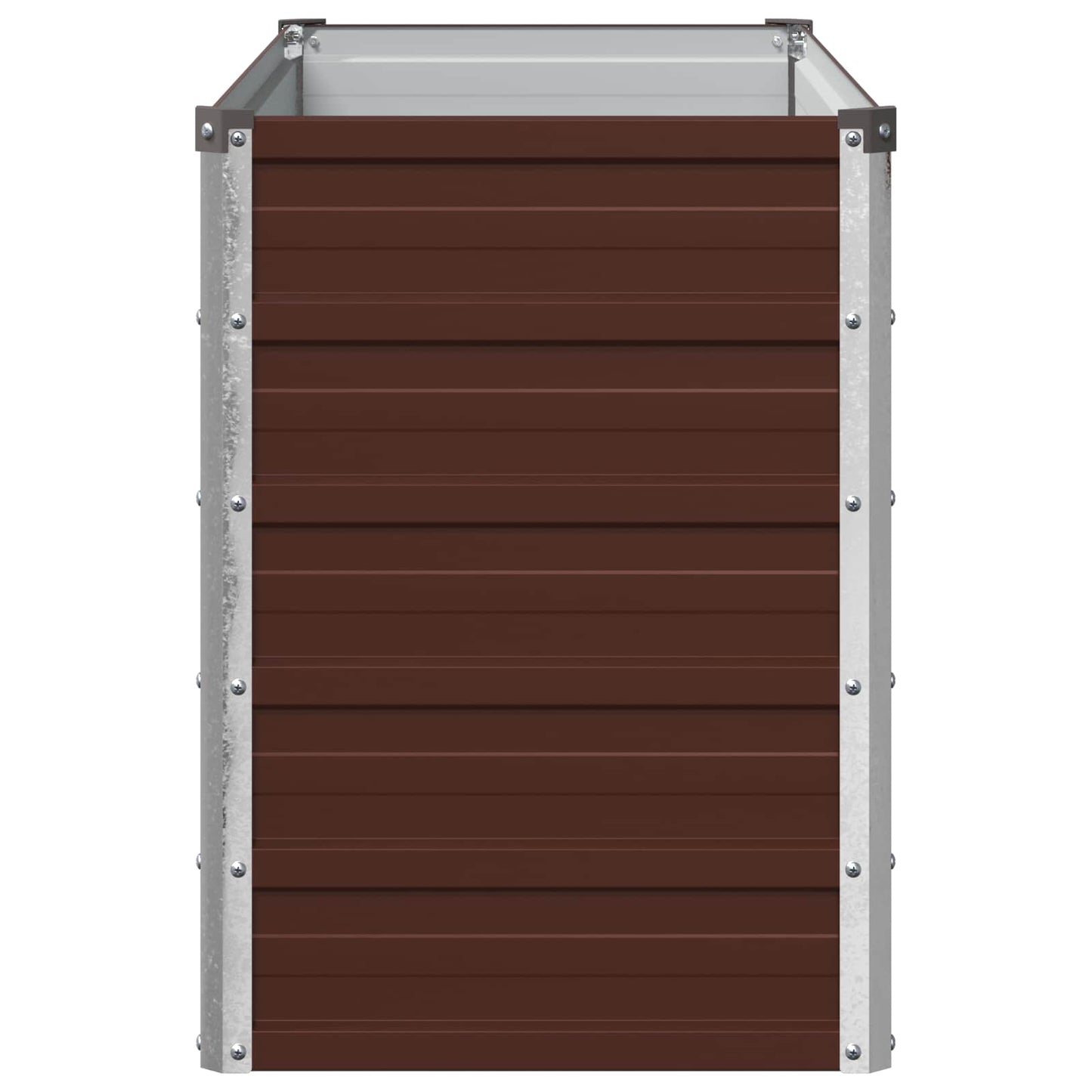 Raised Garden Bed Brown 100 x 40 x 55 cm cold-rolled steel