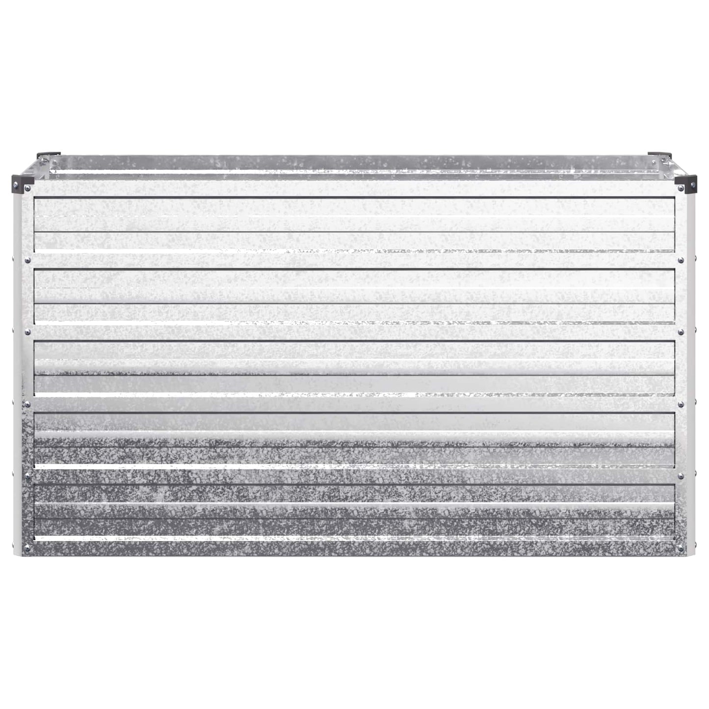 Raised Garden Bed Silver 100 x 40 x 55 cm galvanized