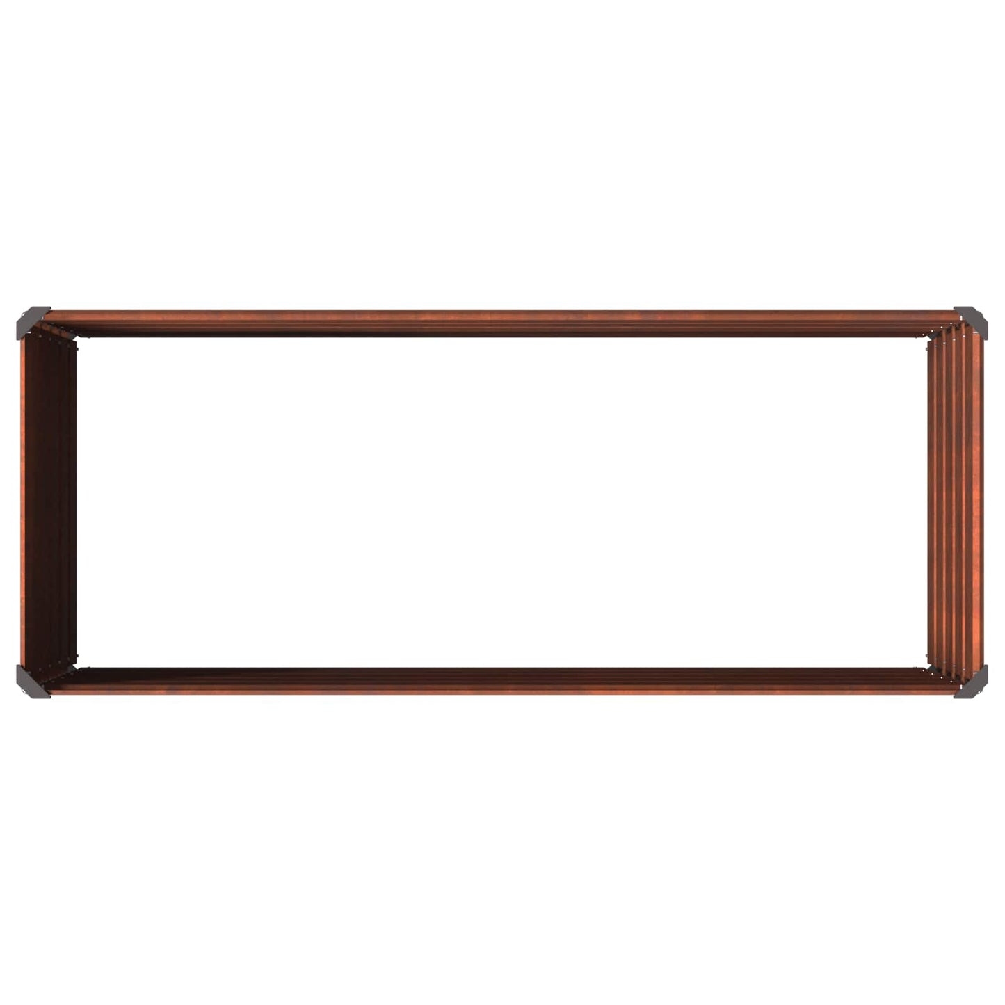 Raised Garden Bed Rusty 100 x 40 x 55 cm corton