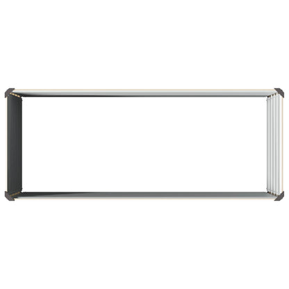Raised Garden Bed Ivory 100 x 40 x 55 cm cold-rolled steel