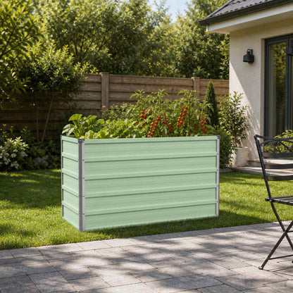 Raised Garden Bed Pastel Green 100 x 40 x 55 cm