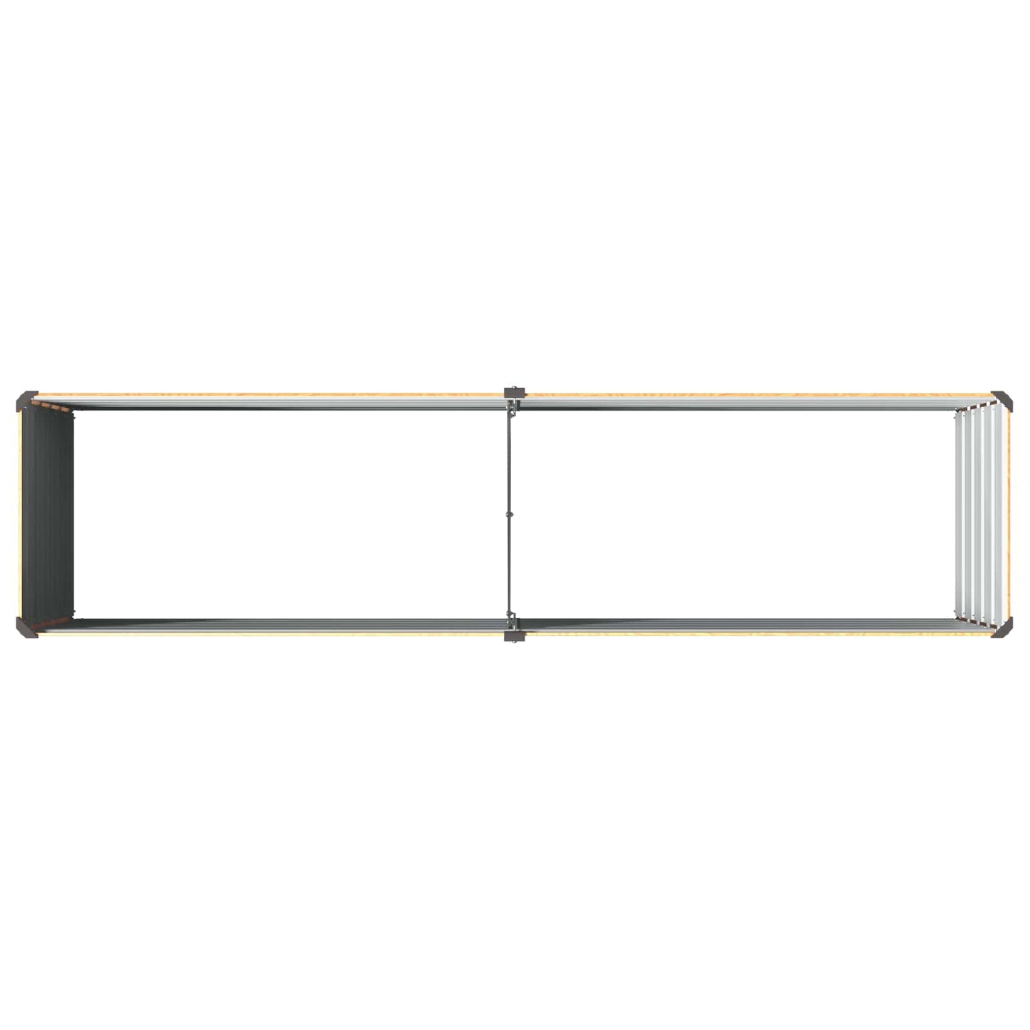 Raised Garden Bed Natural 160 x 40 x 55 cm cold-rolled steel