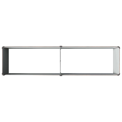Raised Garden Bed Black 160 x 40 x 55 cm cold-rolled steel