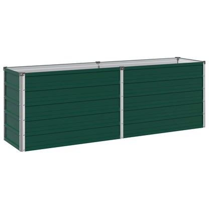Raised Garden Bed Green 160 x 40 x 55 cm cold-rolled steeel