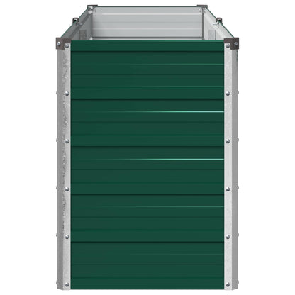 Raised Garden Bed Green 160 x 40 x 55 cm cold-rolled steeel