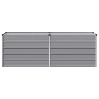 Raised Garden Bed Grey 160 x 40 x 55 cm cold-rolled steel