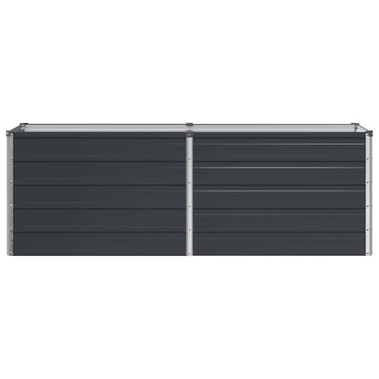 Raised Garden Bed Anthracite 160 x 40 x 55 cm cold-rolled steel