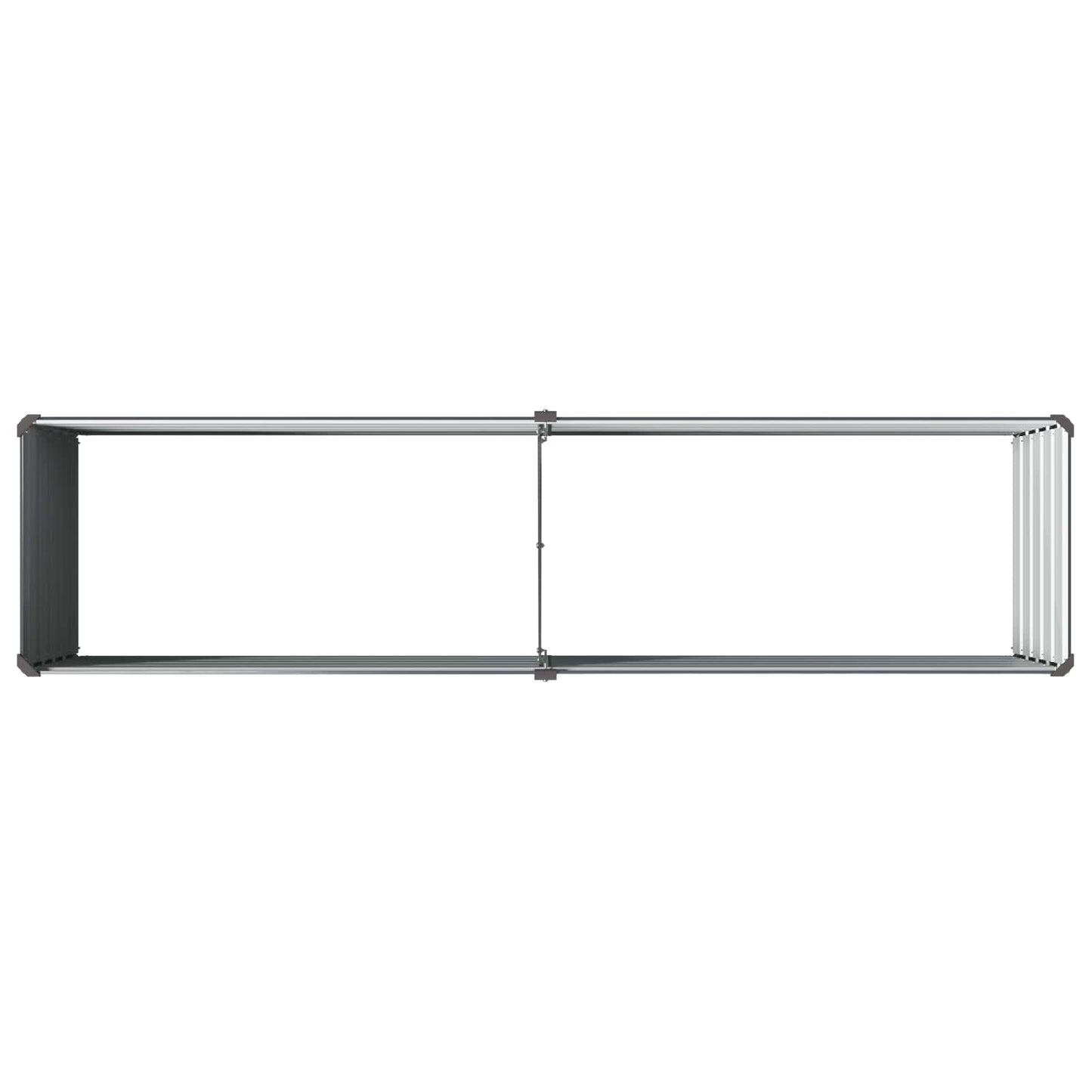 Raised Garden Bed Anthracite 160 x 40 x 55 cm cold-rolled steel