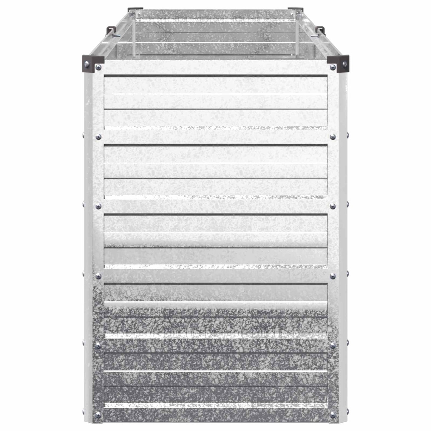 Raised Garden Bed Silver 160 x 40 x 55 cm galvanized