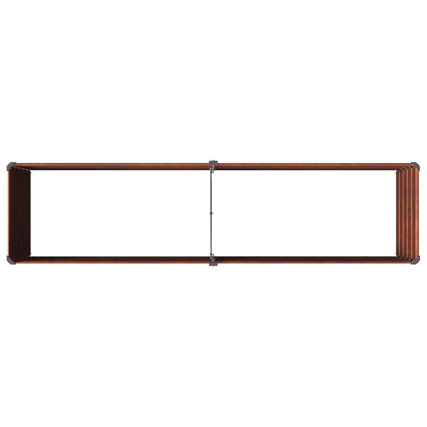 Raised Garden Bed Rusty 160 x 40 x 55 cm corton