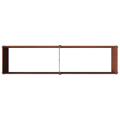 Raised Garden Bed Rusty 160 x 40 x 55 cm corton