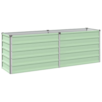 Raised Garden Bed Pastel Green 160 x 40 x 55 cm