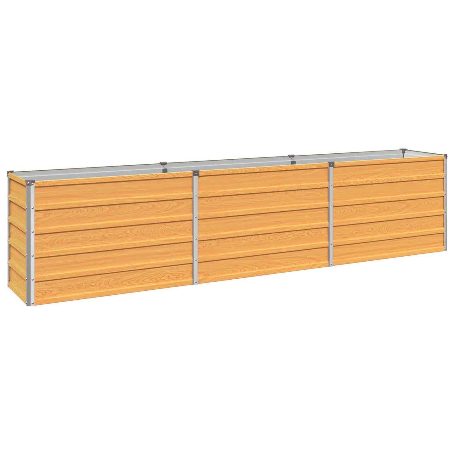 Raised Garden Bed Natural 240 x 40 x 55 cm cold-rolled steel